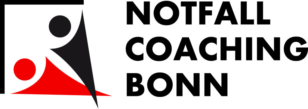 Logo von Notfall Coaching Bonn. 2 Menschen retten ein Leben